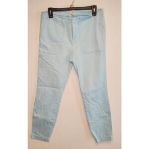 J. CREW Stretch Light Blue Mid Rise Skinny Fit Chino Size 30